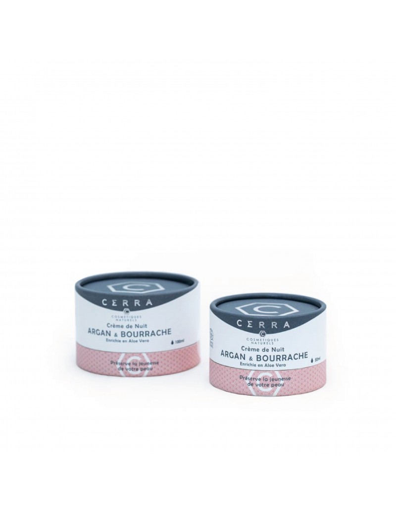 Crème de Nuit Argan & Bourrache Crème de Nuit Argan & Bourrache
